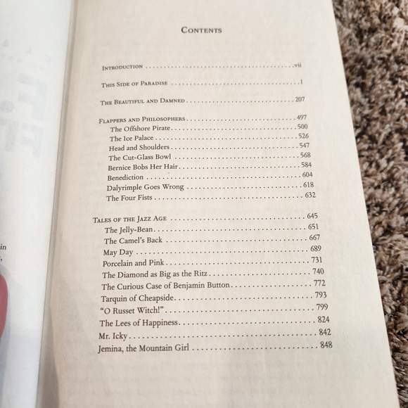 F. Scott Fitzgerald Classic Works Book - Orange and Gray - Picture 3 of 4